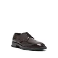 Alexander McQueen lace-up leather brogues - Brown