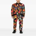 Moschino floral-print padded bomber jacket - Black