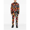 Moschino floral-print padded bomber jacket - Black