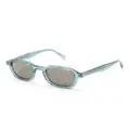 Tommy Hilfiger square-frame transparent sunglasses - Blue