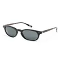 Polo Ralph Lauren tortoiseshell round-frame sunglasses - Black