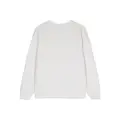 Balenciaga logo-print cotton sweatshirt - Grey