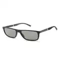 Tommy Hilfiger square-frame matte sunglasses - Black