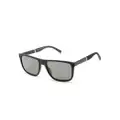 Tommy Hilfiger square-frame matte sunglasses - Black