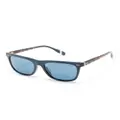 Polo Ralph Lauren square-frame tortoiseshell sunglasses - Blue