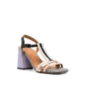 Chie Mihara Piyata 90mm leather sandals - Neutrals