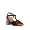 Chie Mihara Plau 90mm leather sandals - Black