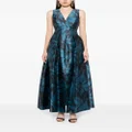 Sachin & Babi Brooke floral-print dress - Blue