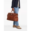 Brunello Cucinelli top-handle leather holdall bag - Brown