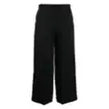 Viktor & Rolf pressed-crease concealed-fastening tailored trousers - Black