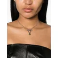Justine Clenquet Tracy circular-pendant choker necklace - Silver