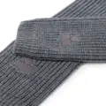 ISABEL MARANT ribbed-knit fingerless gloves - Grey