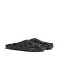 Marni crystal-embellished leather sandals - Black