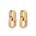 Alexander McQueen Peak oversize-chain earrings - Gold