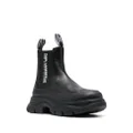 Karl Lagerfeld logo-print chelsea boots - Black