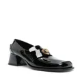 Versace Alia 55mm leather loafers - Black