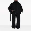 Jil Sander hooded virgin wool-blend jacket - Black