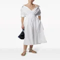 Altuzarra Lydia V-neck dress - White