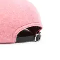 Jil Sander logo-embroidered brushed baseball cap - Pink