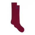 Burberry EKD ribbed socks - Red