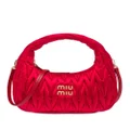 Miu Miu mini Wander matelassé shoulder bag - Red