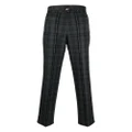 Thom Browne tartan wool trousers - Grey