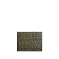 ETRO Pegaso-plaque paisley-print cardholder - Green