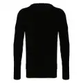 Ximon Lee cut-out ribbed-knit jumper - Black