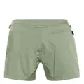 TOM FORD waist-tabs mid-rise swim shorts - Green