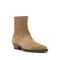 MARANT pointed-toe suede ankle boots - Neutrals