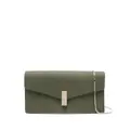 Valextra Iside leather clutch - Green