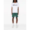 Bally logo-print cotton track shorts - Green