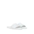 Dolce & Gabbana logo-embossed open-toe slides - White