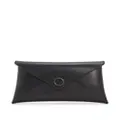 Altuzarra Medallion envelope leather clutch bag - Black