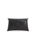 Altuzarra Medallion envelope leather clutch bag - Black