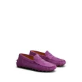 Tod's Gommino penny-slot suede loafers - Purple
