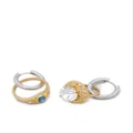 Marni finger-ring hoop earrings - Gold