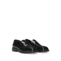Dolce & Gabbana square-toe leather loafers - Black