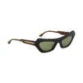 Marni Devil's Pool cat-eye sunglasses - Brown