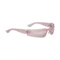 Marni Yuma wraparound-frame sunglasses - Pink