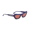 Marni Devil's Pool cat-eye sunglasses - Blue