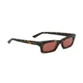 Marni Edku square-frame sunglasses - Brown