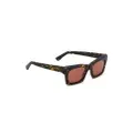 Marni Edku square-frame sunglasses - Brown