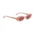 Marni Zion Canyon oval-frame sunglasses - Pink