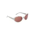 Marni To-Sua oval-frame sunglasses - Silver