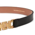 Victoria Beckham Watch Strap leather belt - Black