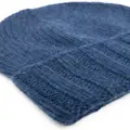 Dell'oglio ribbed-knit cashmere beanie - Blue