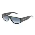 MISSONI EYEWEAR shield-frame gradient-lenses sunglasses - Black