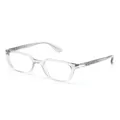 Persol transparent rectangle-frame glasses - Grey