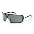 Valentino Eyewear Romask monogram-print sunglasses - Black